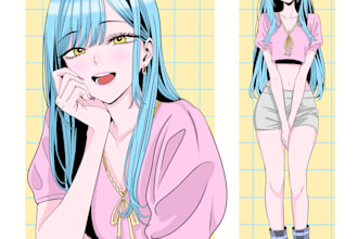 draw your oc in anime style