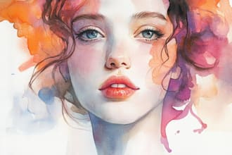 do watercolor illustration, botanical family paintings