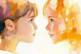 create a custom watercolor illustration