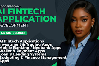 build ai fintech app, investment, banking and wallet application