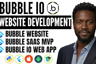 develop bubble io website bubble io saas mvp and bubble io webapp development