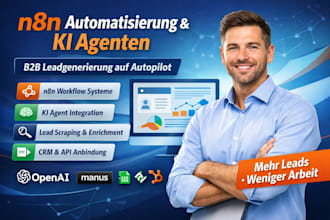 n8n automatisierung n8n ki agent b2b leadgenerierung n8n workflow manus ai agent