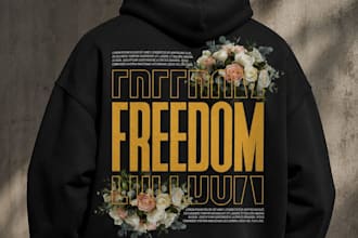 create a streetwear graphic t shirt design