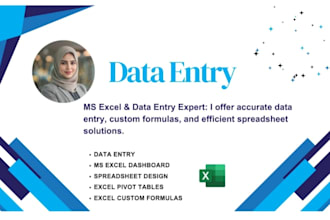 enter your data in excel or word