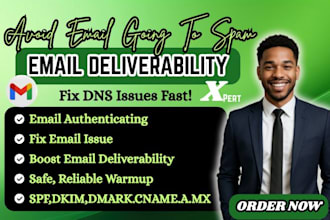 fix email deliverability spf dkim dmac for inbox placement