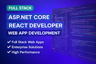 develop booking CRM and inventory systems with react  angular and asp  net core