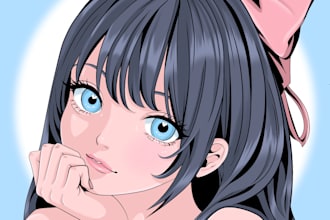 draw custom anime pfp for discord, instagram and more