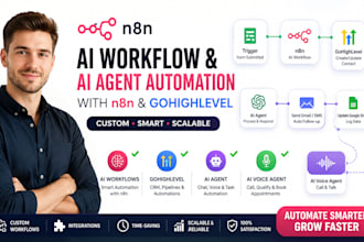 setup n8n ai worflow custom gohighlevel ai agent automation n8n ai voice agent