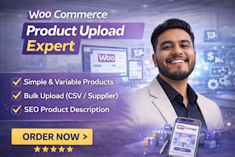 be your woocommerce product upload and data entry expert