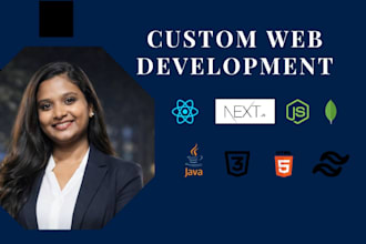 do custom web development and build responsive websites