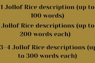 do party jollof rice birthday event