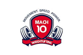make greatest logo for weightlifting located in rock ville
