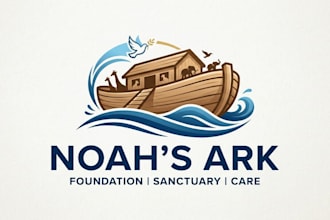 design a meaningful and creative noahs ark logo