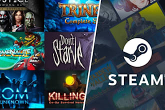 design steam capsules, playstore banners, game posters etc