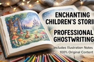 brilliantly ghost write an enchanting childrens book story