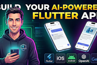 build an ai powered flutter app for ios and android
