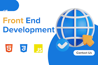 build responsive frontend website