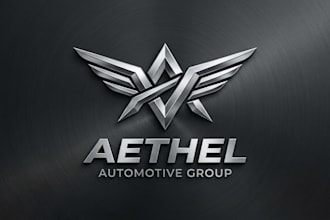 design a sleek and professional automotive logo