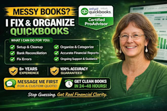 clean up and catch up your quickbooks or xero bookkeeping accurately