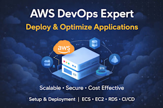setup aws infrastructure and deploy your application
