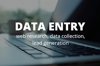 do web research and collect targeted data for you