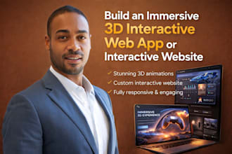 build an immersive 3d interactive web app or interactive website