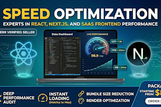 optimize your react or nextjs app for speed and performance