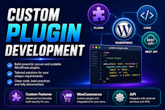 develop custom wordpress plugin, extend plugin functionality