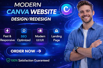 design canva website redesign canva website design for ugc portfolio website