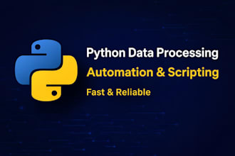 python data analysis and automation tasks