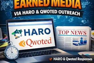 do media outreach and journalist pitching for earned media backlinks