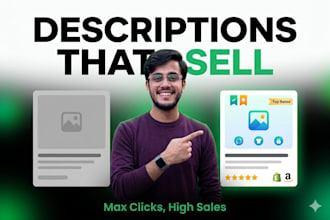 write SEO product descriptions that boost shopify and amazon sales