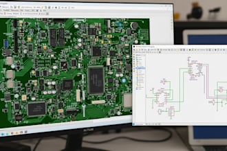 design professional pcb schematic circuit in kicad and gerber files fast