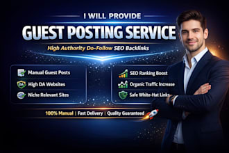 publish guest posts on high authority sites for SEO