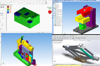 3d cad modeling mechanical parametric solidworks product design ansys simulation