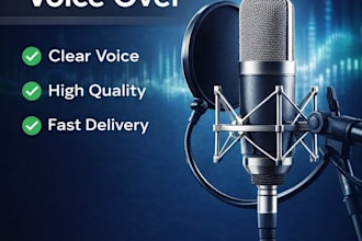 do hindi voice over in clear voice