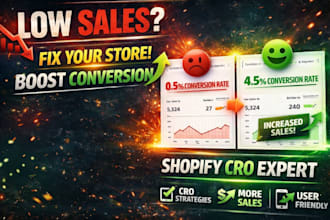 increase shopify conversion rate and boost sales with cro