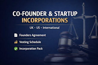 draft founders, co founder agreement and startup incorporation documents