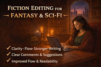 professionally edit your fantasy or scifi story