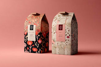 design professional pouch product packaging design