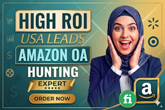 hunt high ROI amazon oa leads for USA