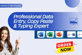 provide reliable data entry and typing services