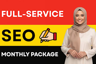 deliver a monthly full SEO package