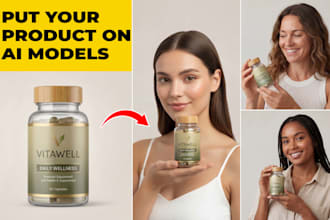 create ecommerce ai product photos with model lifestyle