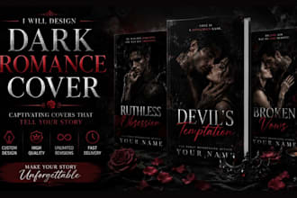 design a dark romance book cover that sells on amazon KDP