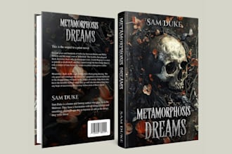 create urban book cover design, fantasy or fiction