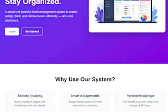 build responsive react js website with API integration