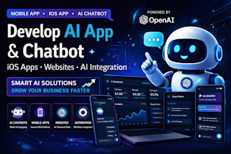 be your ai app developer for mobile app and ai web development solutions