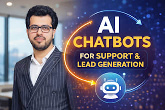 build ai chatbot for customer support, faq automation and lead generation