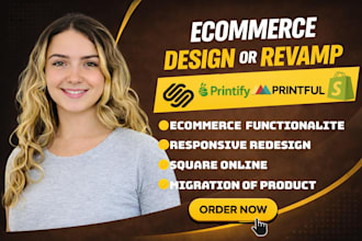 design revamp squarspace ecommerce store website API  SEO product migration pod